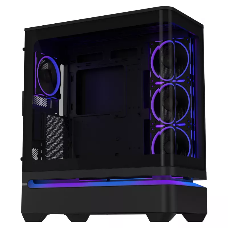 Caixa de gaming ASUS PRIME AP304 TG ARGB ATX Black Edition