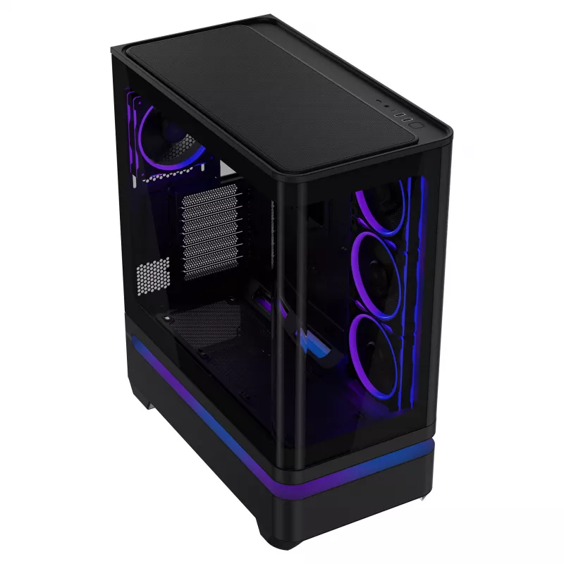 Caixa de gaming ASUS PRIME AP304 TG ARGB ATX Black Edition