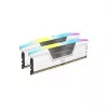 Kit de memória CORSAIR Vengeance RGB 32GB (2x16GB) DDR5 6000MHz CL38 branco Dual Channel