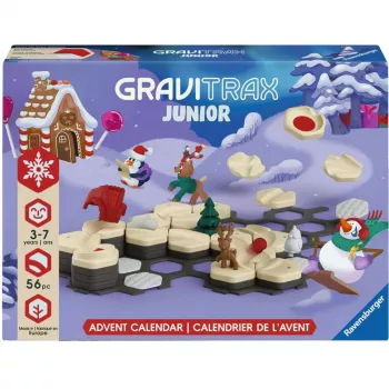 Ravensburger GraviTrax Junior Calendário do Advento - 24 dias de surpresas de pista de berlindes