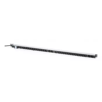 DIGITUS PDU IT Basic, monofásica 32A, 24 x C13, 2 x C19, 4 x Schuko, cabo de 3 m, ficha IEC 60309 32A