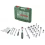 Conjunto de chaves de roquete e chaves de caixa Bosch de 60 peças com mala, 1/4