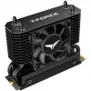 Team Group T-Force GC PRO 4TB M.2 2280 PCIe Gen5 x4 NVMe SSD com dissipador T-FORCE DARK AirFlow, preto