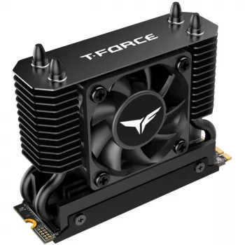 Team Group T-Force GC PRO 2TB M.2 2280 PCIe Gen5 NVMe SSD com dissipador T-FORCE DARK AirFlow, preto