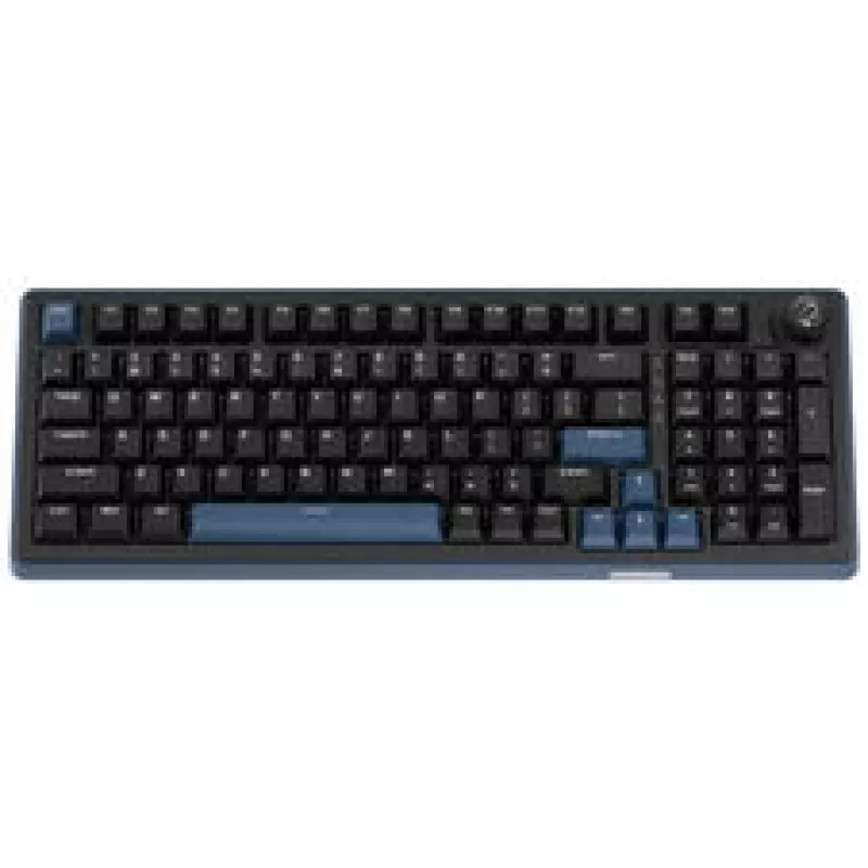 Ducky OK-M 98 teclado gaming, layout 98%, hot-swappable, RGB, ANSI - switches KTT Baby Blue