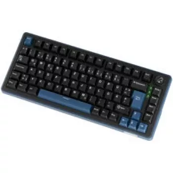 Ducky OK-M 75 teclado gaming mecânico, layout 75%, switches tácteis KTT hot-swappable, iluminação RGB, ISO, preto