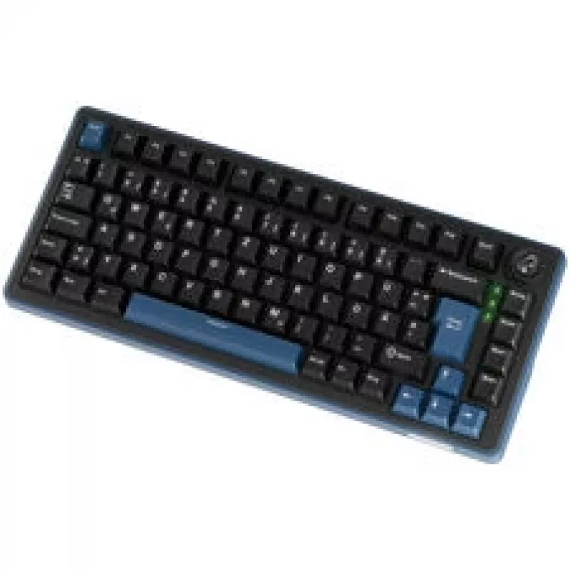 Ducky OK-M 75 teclado gaming mecânico, layout 75%, switches tácteis KTT hot-swappable, iluminação RGB, ISO, preto