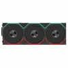 Ventoinha Lian Li UNI FAN TL FLEX Wireless ARGB 120mm pack de 3 com controlador - Preto