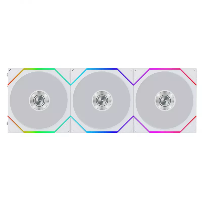 Ventoinha Lian Li UNI FAN TL FLEX Wireless ARGB 120mm, Branco, pack de 3 com controlador