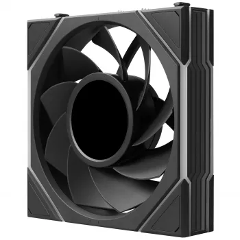 Ventoinha Lian Li UNI FAN TL LCD FLEX Wireless 120mm Reverse Blade ARGB PWM com ecrã LCD - Preto