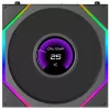 Ventoinha Lian Li UNI FAN TL LCD FLEX Wireless 120mm Reverse Blade ARGB PWM com ecrã LCD - Preto