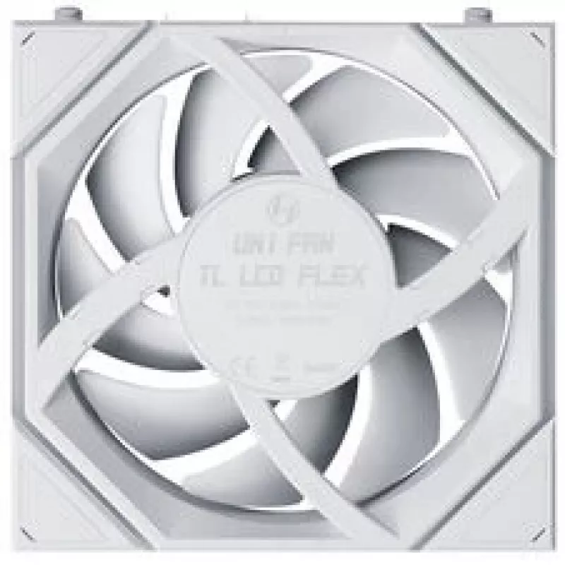 Ventoinha Lian Li UNI FAN TL LCD FLEX Wireless ARGB Reverse Blade 120mm - Branco