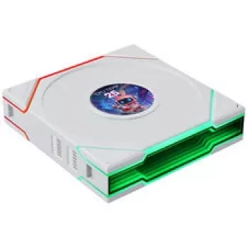 Ventoinha Lian Li UNI FAN TL LCD FLEX Wireless ARGB Reverse Blade 120mm - Branco