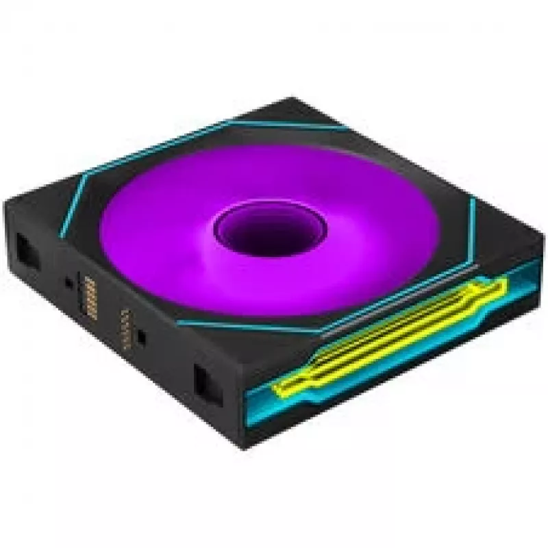 Ventoinha Lian Li UNI FAN SL-INF FLEX Wireless ARGB 120mm pack de 3 com controlador - Preto