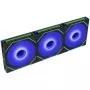Ventoinha Lian Li UNI FAN SL-INF FLEX Wireless ARGB 120mm pack de 3 com controlador - Preto