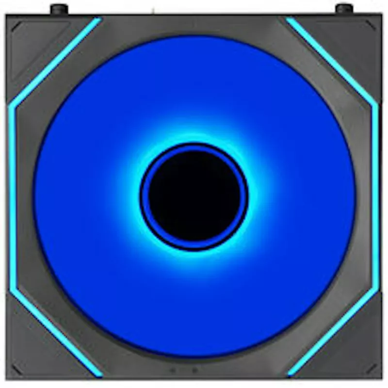 Ventoinha Lian Li UNI FAN SL-INF FLEX Wireless ARGB Reverse Blade 120mm pack de 3 com controlador - Preto