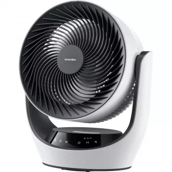 Ventilador de circulação inteligente a bateria SwitchBot com 100 níveis de velocidade, oscilação horizontal de 90° e vertical de 100°, Bluetooth e Wi-Fi (requer hub), Branco