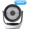 Ventilador de circulação inteligente a bateria SwitchBot com 100 níveis de velocidade, oscilação horizontal de 90° e vertical de 100°, Bluetooth e Wi-Fi (requer hub), Branco