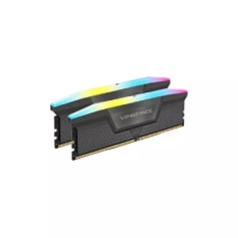 Kit de memória CORSAIR Vengeance RGB Grey 32GB (2x16GB) DDR5 6000MHz CL38 AMD EXPO
