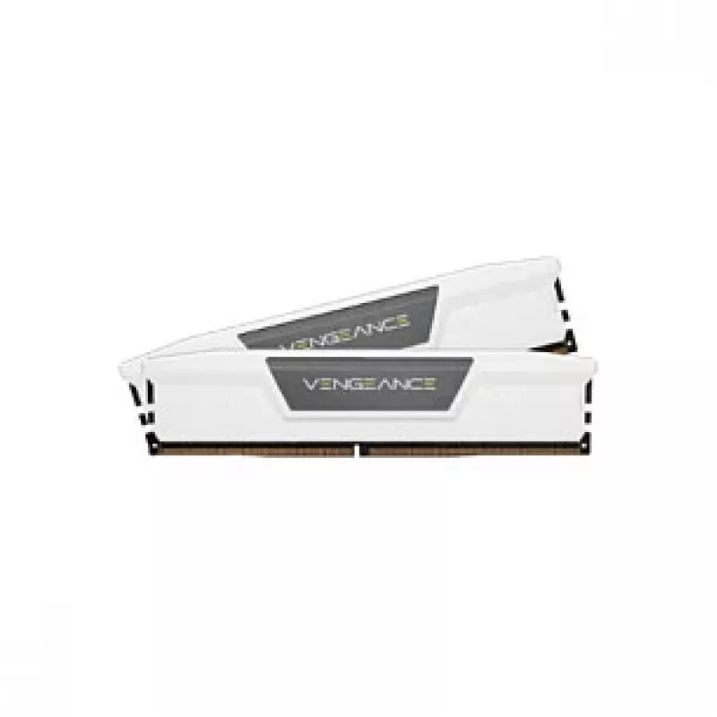 Kit de memória de secretária CORSAIR Vengeance RGB 32GB (2x16GB) DDR5 6000MHz CL38 Branco