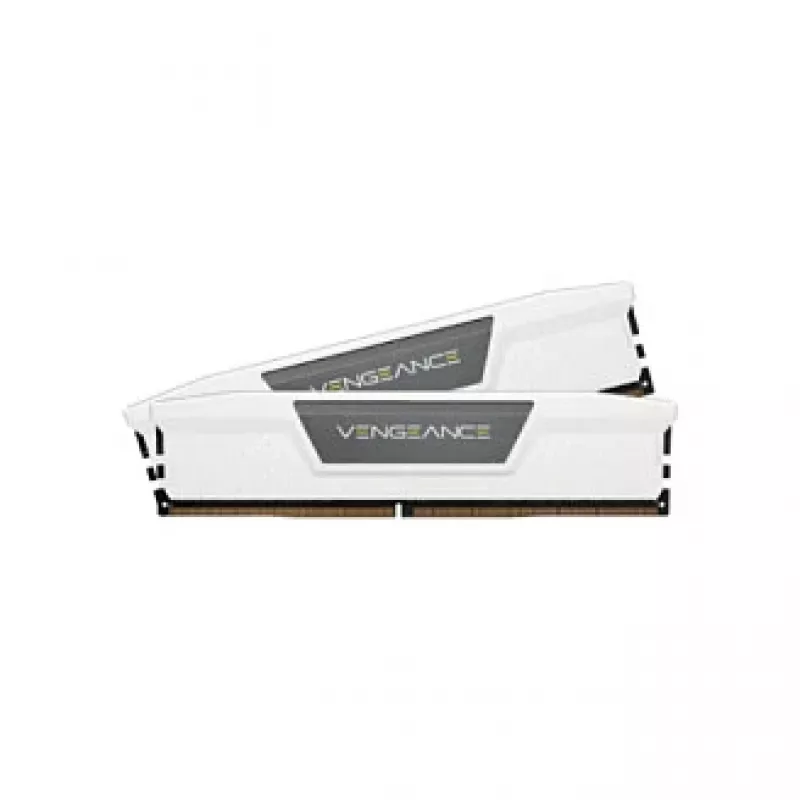 Kit de memória de secretária CORSAIR Vengeance RGB 32GB (2x16GB) DDR5 6000MHz CL38 Branco