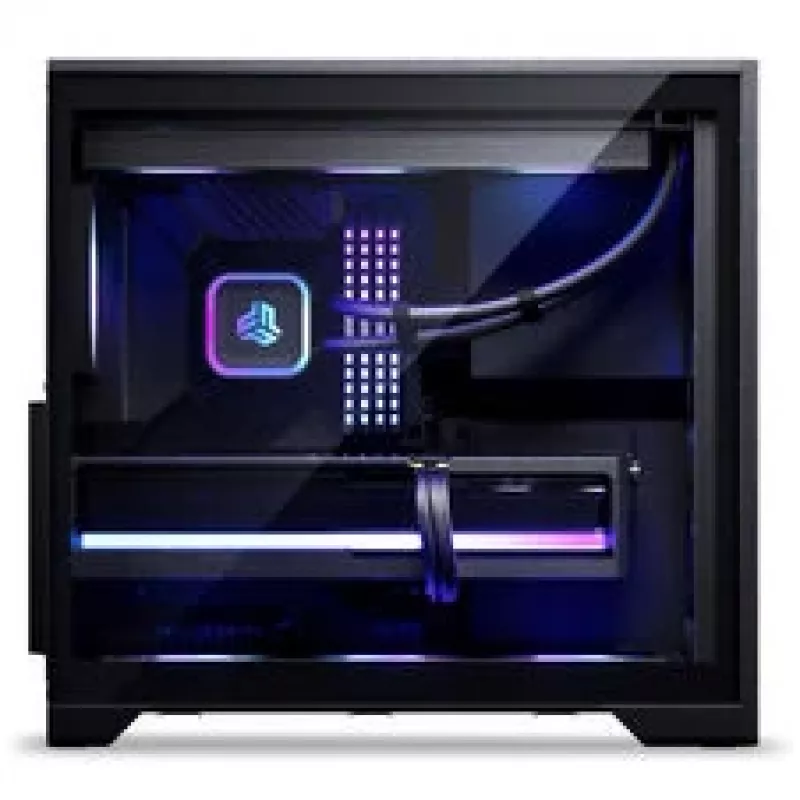 Caixa de PC Midi-Tower Phanteks XT M5, ATX, frente em malha, vidro temperado, 3x ventoinhas D-RGB, Preto