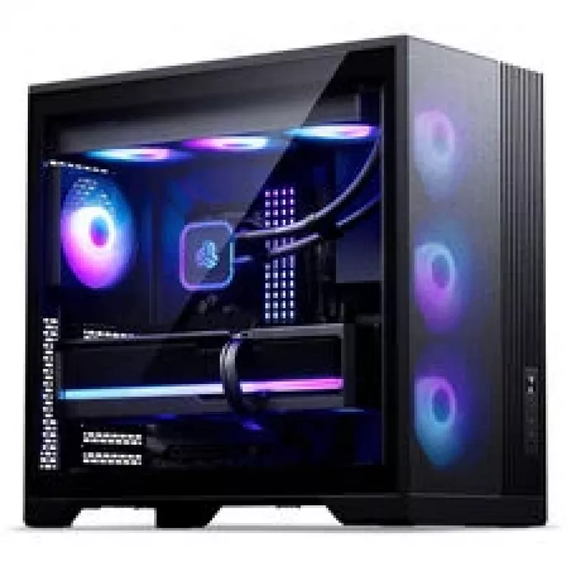 Caixa de PC Midi-Tower Phanteks XT M5, ATX, frente em malha, vidro temperado, 3x ventoinhas D-RGB, Preto