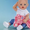 Conjunto de casaco BABY born Sarah Engels 43cm ZAPF CREATION - roupa para boneca rosa/cinzento/branco, 3 peças
