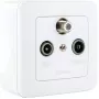 Conjunto de tomada de derivação simples SAT Schwaiger 2,5 dB