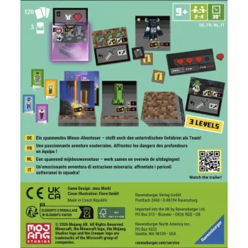 RAVENSBURGER Minecraft: Digging Down Jogo de estratégia