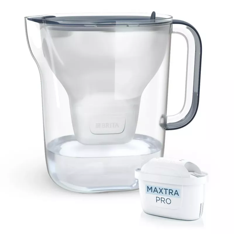 BRITA Style Essential XL Jarro filtrante de água azul com filtro MAXTRA PRO Pure Performance