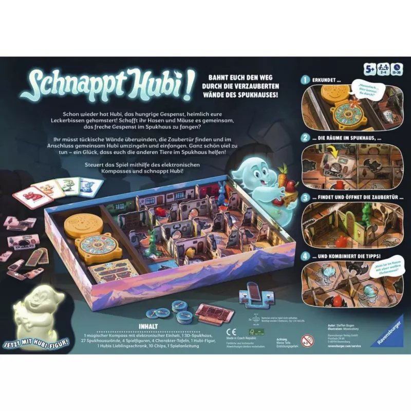 Ravensburger Schnappt Hubi! Jogo infantil eletrónico cooperativo - Vencedor do Jogo Infantil do Ano 2012