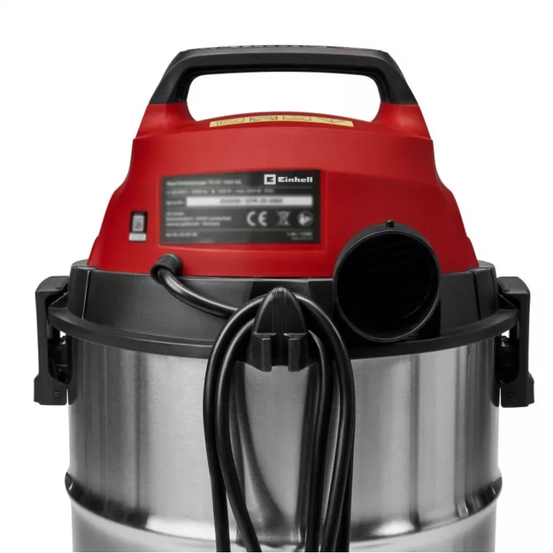 Aspirador de sólidos e líquidos para oficina Einhell TC-VC 3055 SA com tomada, 30 L