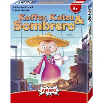 AMIGO Mala, gato e sombrero Jogo de memória infantil
