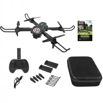 Revell RC Quadrocóptero GO! Video 2.0 - Drone com câmara pronto a voar com comando 2,4 GHz