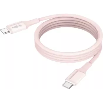 ANSMANN Cabo magnético USB-C em silicone 1,2 m Rosé