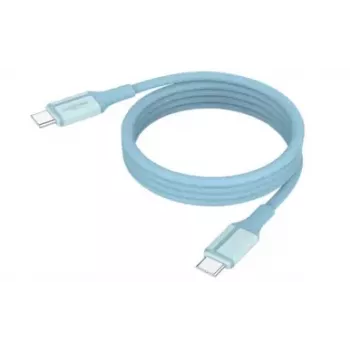ANSMANN Cabo magnético USB-C em silicone 120 cm Azul