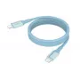 ANSMANN Cabo magnético USB-C em silicone 120 cm Azul