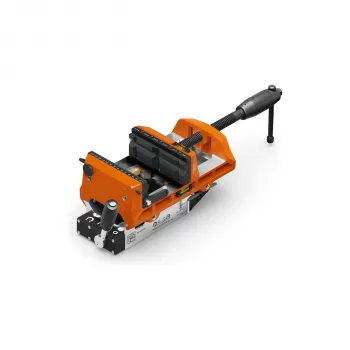 FEIN VersaMAG VISE 160 L Conjunto de torno de fixação magnética com mordentes de 160 mm e força de fixação de 15 kN