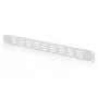 DIGITUS Painel de ventilação 1U com grelha para armários de 19 polegadas, Cinzento-claro RAL 7035