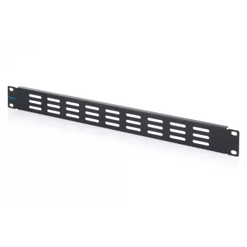 Painel cego ventilado 1U DIGITUS para racks de 19 polegadas, preto