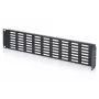 Painel cego ventilado com dobradiças DIGITUS 2U de 19 polegadas, preto