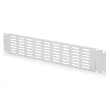 Painel cego ventilado com dobradiças DIGITUS DN-97694 2U de 19 polegadas, cinzento