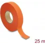 Fita de tecido Delock 25 m x 19 mm resistente autoadesiva laranja