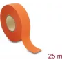 Fita de tecido Delock 25 m x 25 mm resistente autoadesiva laranja