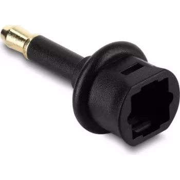 Adaptador Delock Mini TOSLINK 3,5 mm ficha para conector fêmea TOSLINK