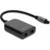 Distribuidor S/PDIF TOSLINK Delock 1 entrada 2 saídas