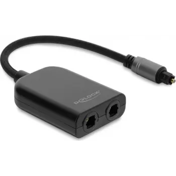 Distribuidor S/PDIF TOSLINK Delock 1 entrada 2 saídas
