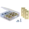 Lâminas de substituição com revestimento de titânio Delock para robô corta-relvas Worx Landroid, pack de 30
