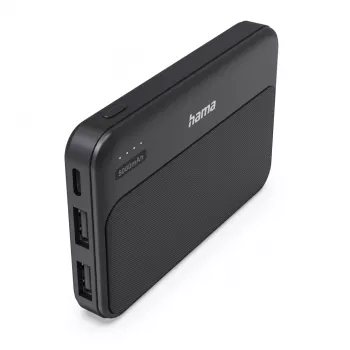 Power bank Hama Power Pack Pocket 5 5000 mAh 2x USB-A antracite